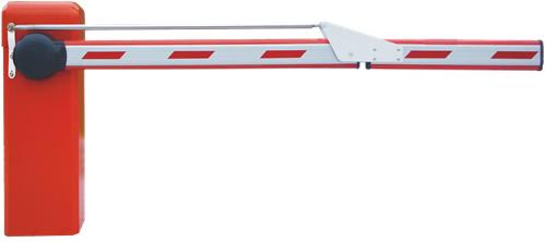 folding boom vehicle barrier